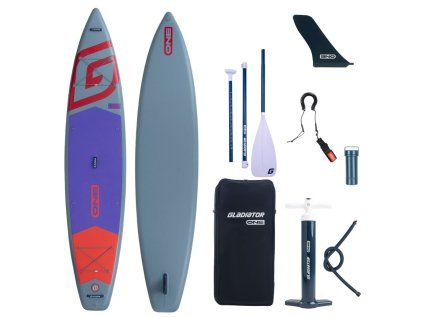 Nafukovací paddleboard Gladiator One Red 12'6x32x6