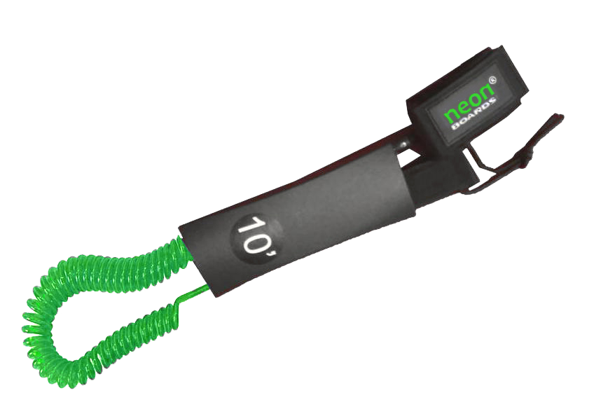 Leash na paddleboard Neon 10 stop 7mm kroucený