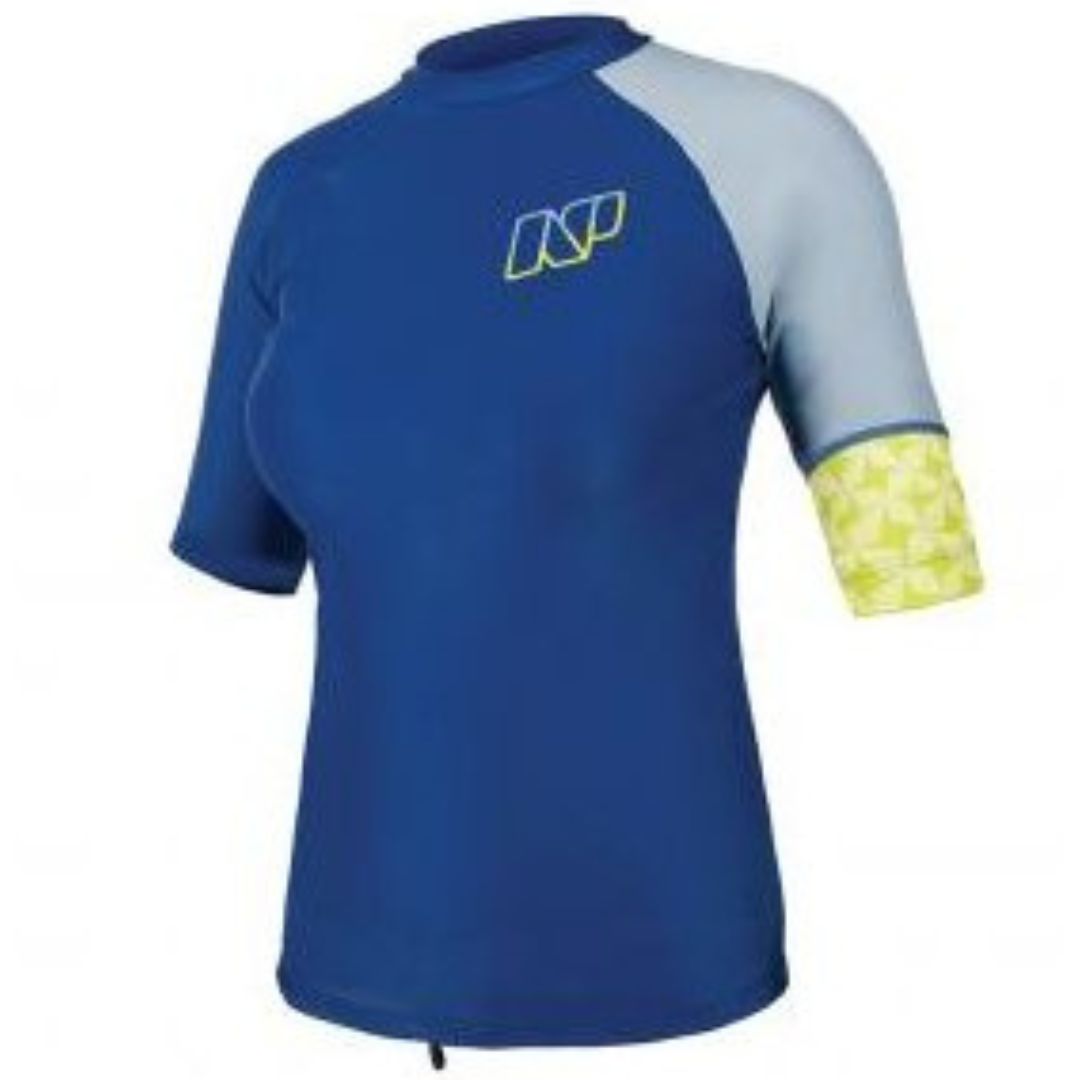 Lycrové tričko Neilpryde Skye S/S blue yellow Velikost: S