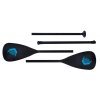 4 pieces paddle adjustable with blue fish logo