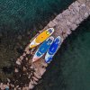 nafukovaci paddleboard nautilus na vode na vode cela sada