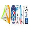 Neon 1 Blue Windsup set s XO Sails FINAL ABS carbon paddle