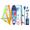 Neon 1 Blue Windsup set s XO Sails FINAL plus glassfibre paddle
