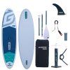 Nafukovací paddleboard Gladiator One White - 10'8"x34"x6"