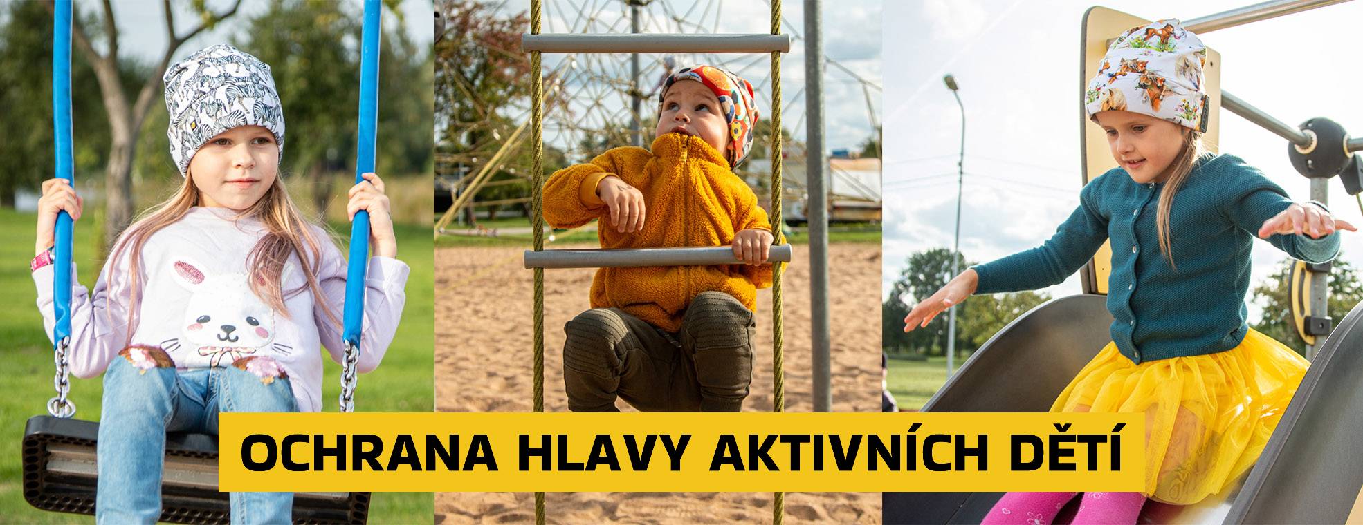 Ochrana hlavy aktivních dětí