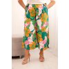 cze pl Damske kalhoty Plus Size z viskozy s kvetinovym vzorem oranzova 33248 2