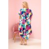 cze pl Damske saty Plus Size z viskozy s kvetinovym vzorem fuchsiova 33247 2