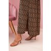 cze pl Damske saty na raminka s sestiuhelnikovym vzorem camel 32706 4