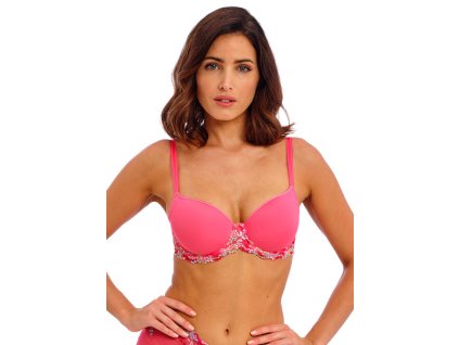 480x672 pdp mobile WA853191 675 primary Wacoal Lingerie Embrace Lace Hot Pink Multi Contour Bra