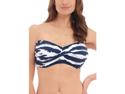 FS500209 INK primary Fantasie Swim Lindos Ink UW Twist Bandeau