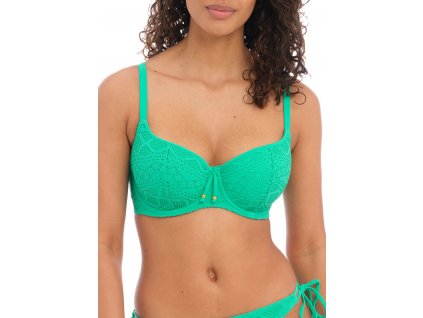 992x1389 pdp desktop AS3970 JAE primary Freya Swim Sundance Jade Underwired Sweetheart Padded Bikini Top