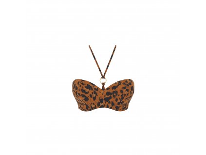 ROAR INSTINCT LEOPARD UW PADDED BANDEAU BIKINI TOP AS6983 CUTOUT WEB SS20