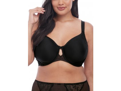 EL4383 BLK primary Elomi Lingerie Charley Black Underwired Bandless Spacer Moulded Bra