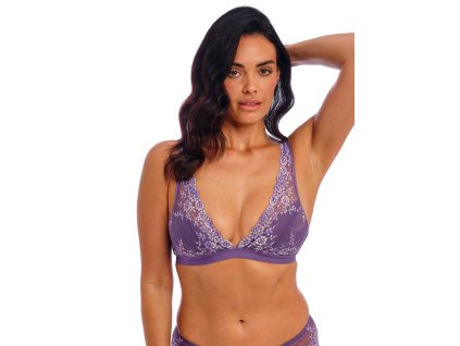 992x1389 pdp desktop WA852191 546 primary Wacoal Lingerie Embrace Lace Grape Compote Multi Soft Cup Bra