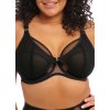 480x672 pdp mobile EL301202 BLK primary Elomi Lingerie Kintai Black Underwired Plunge Bra