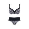 FS GENEVA BLACK&WHITE UW MOULDED GATHERED BIKINI TOP FS6591 CLASSIC FOLD BRIEF FS6596 CUTOUT WEB SS19