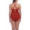 AS3972 BUR back Freya Swim Sundance Burnt Amber Underwired Padded Tankini