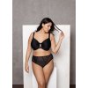 EL4383 BLK cons Elomi Lingerie Charley Black Underwired Bandless Spacer Moulded Bra