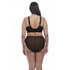 EL4383 BLK back Elomi Lingerie Charley Black Underwired Bandless Spacer Moulded Bra