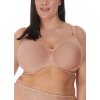 EL4383 FAN primary Elomi Lingerie Charley Fawn Underwired Bandless Spacer Moulded Bra