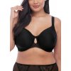EL4383 BLK primary Elomi Lingerie Charley Black Underwired Bandless Spacer Moulded Bra