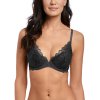 WE135003 CHL primary Wacoal Lace Perfection Charcoal Moulded Push Up Bra