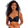 480x672 pdp mobile AA4234 BLK primary Freya Lingerie Deco Black Underwired Moulded Plunge Bra