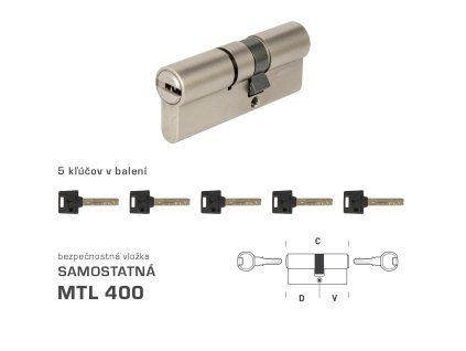 MTL - Mul-T-Lock MTL400 S obojstranná