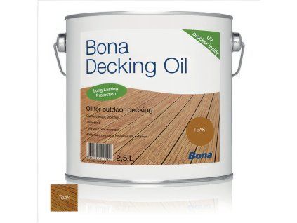 olej bona decking oil teak 2 5 L 20372