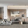 vinylova podlaha gerflor virtuo 30 baita taupe obyvacka