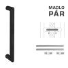 FT - MADLO kód K02 Ø 25 mm UN pár
