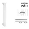 FT - MADLO kód K02K 25x25 mm UN pár
