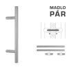 FT - MADLO kód K10 Ø 30 mm UN pár
