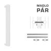 FT - MADLO kód K40 40x20 mm UN pár