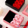 6 růžový ruže, růžový box