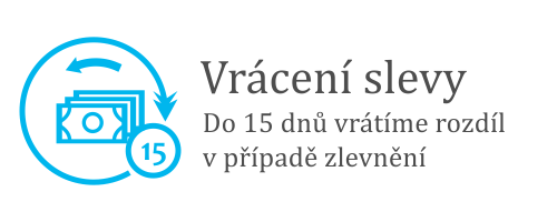 VRÁCENÍ SLEVY - do 15 dní vrátíme rozdíl v případě slevnění