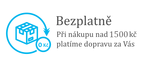BEZPLATNÁ DOPRAVA - při nákupu nad 1500 kč