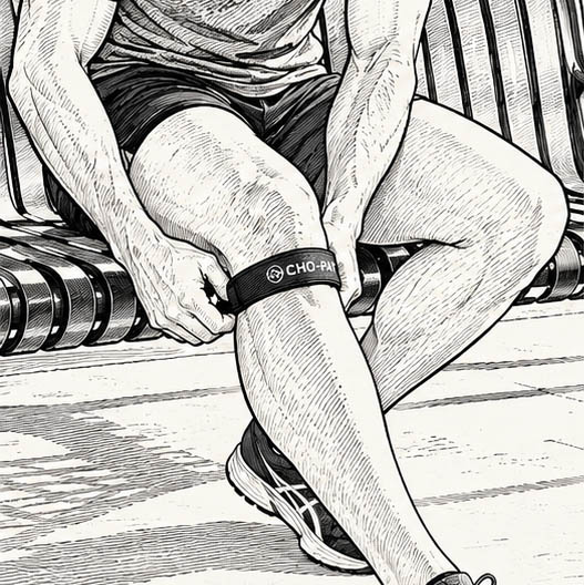 Cho-Pat® Patella Knee Strap nasazení