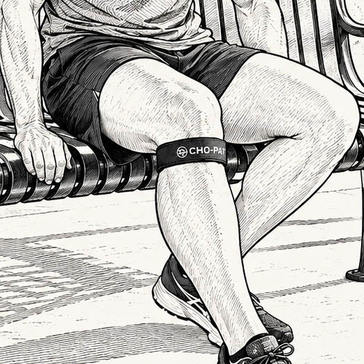 Cho-Pat® Patella Knee Strap nasazení