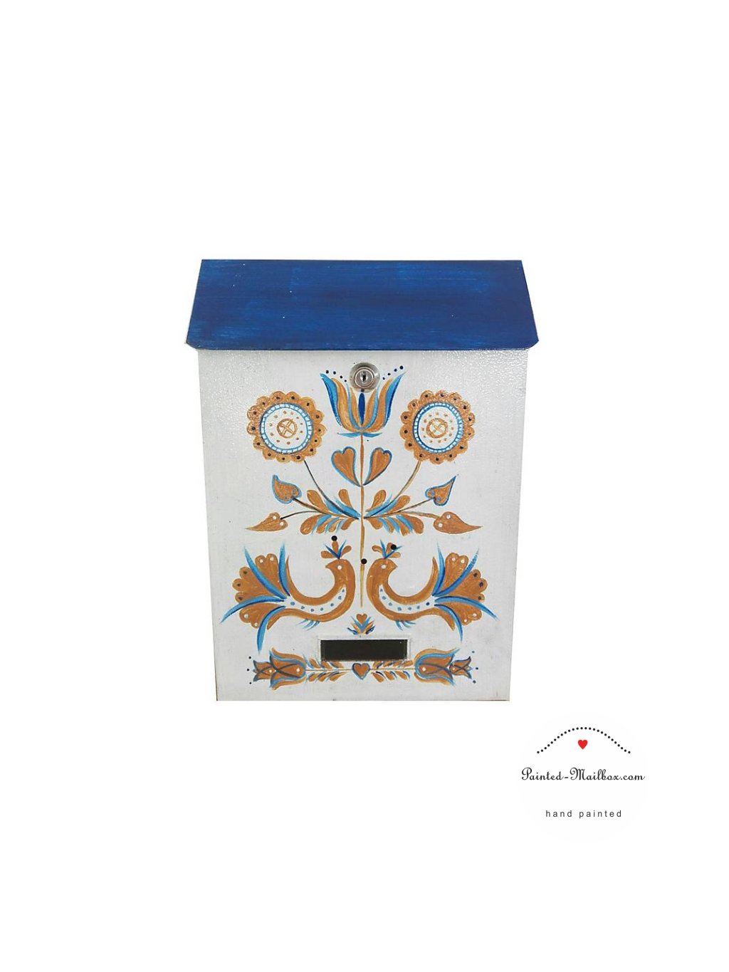 Painted Mailbox - ornament 023