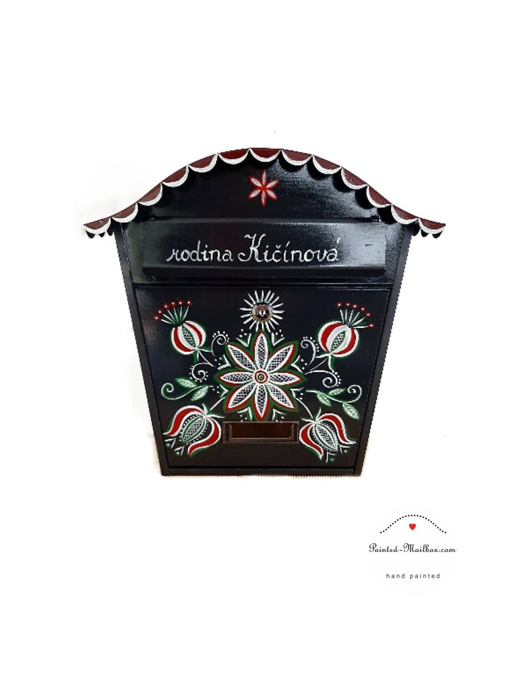 Bemalter Briefkasten - Ornament 016