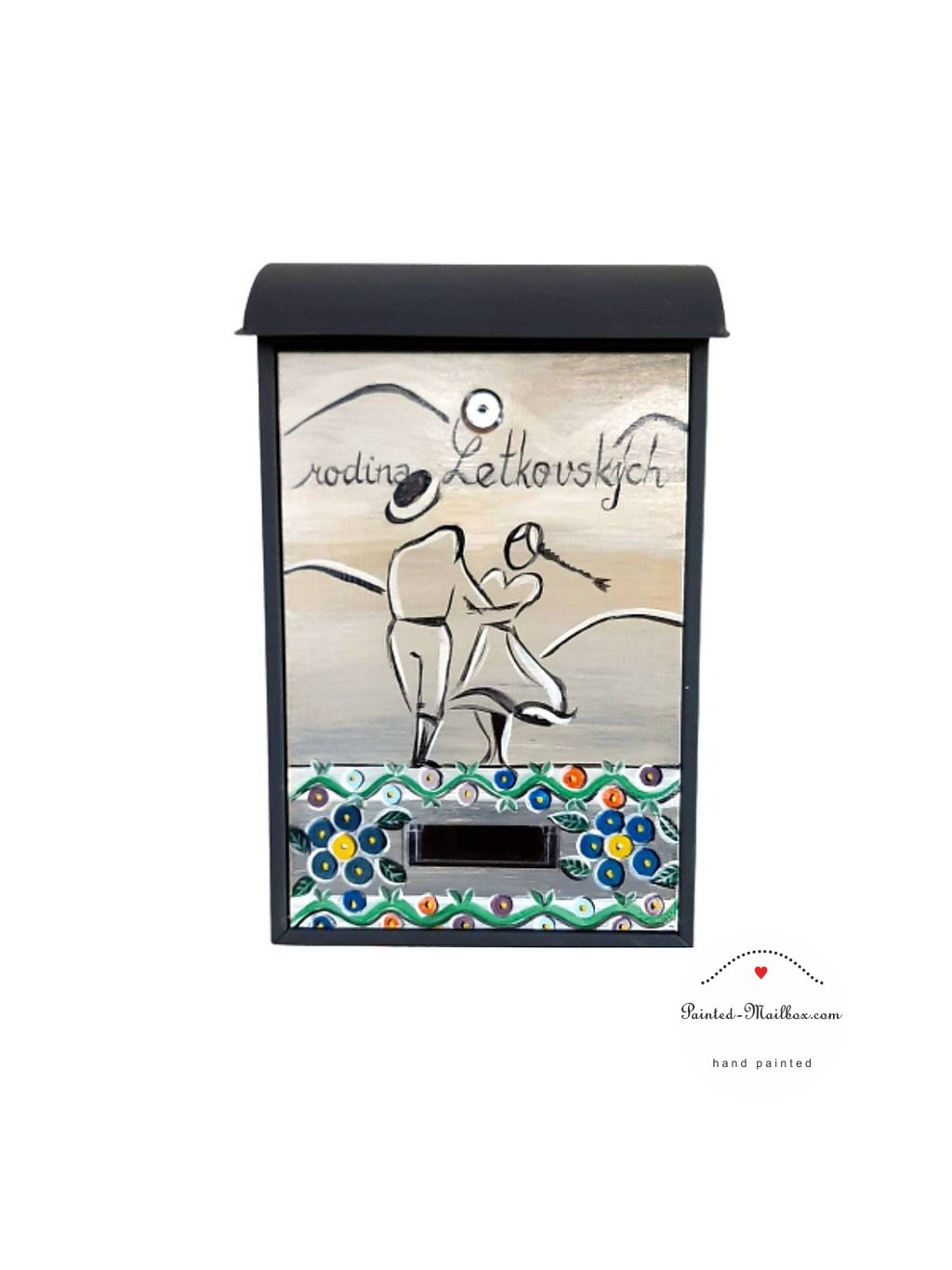 Bemalter Briefkasten - Ornament 011