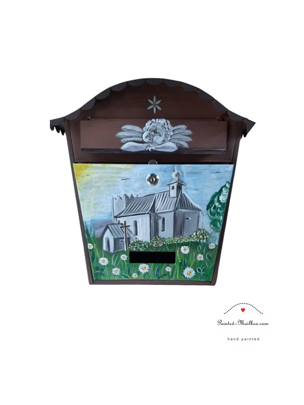 Painted Mailbox - House, cottage 002