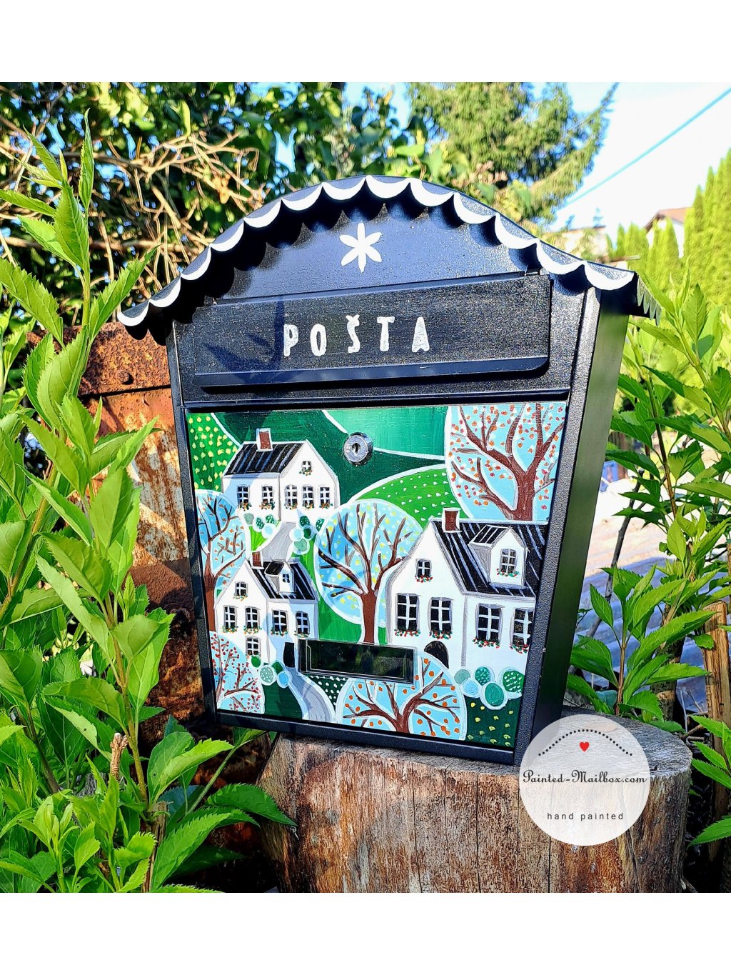 Painted Mailbox - house and cottage 006
