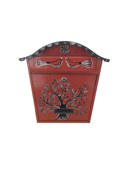 Painted Mailbox - forest and trees 007
