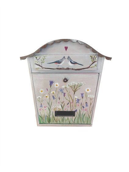 Maľovaná poštová schránka - Lúčne kvety 024