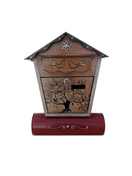 Painted Mailbox - forest and trees 009