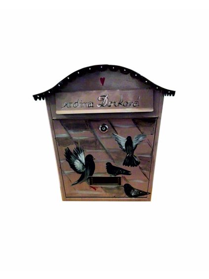 Painted Mailbox - animals 004