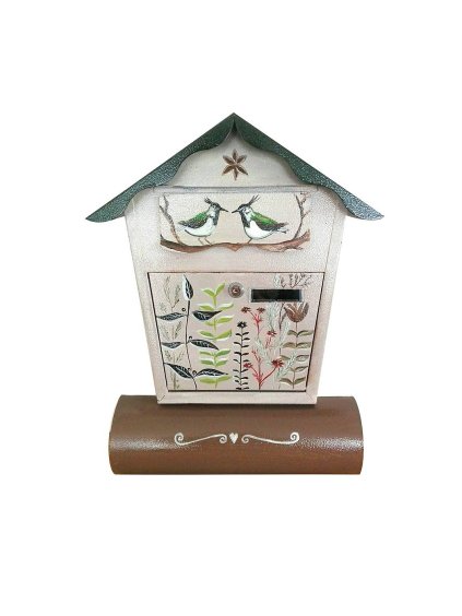 Maľovaná poštová schránka - Lúčne kvety 032