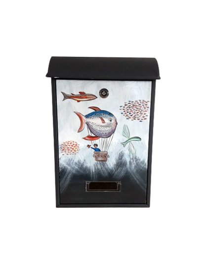 Painted Mailbox - animals 007